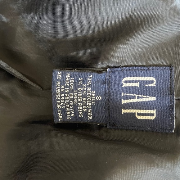 Gap Navy Wool blend Double-breasted Peacoat- Small - Picture 2 of 5